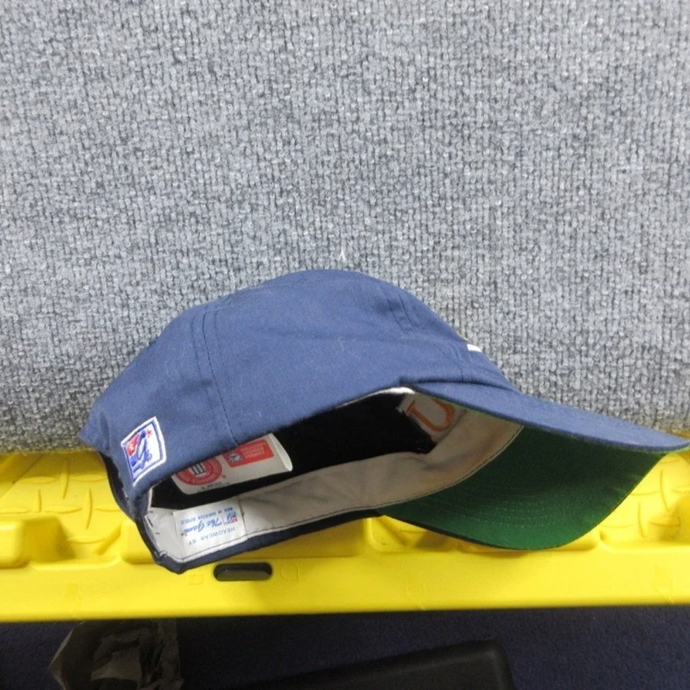 VINTAGE LSU Tigers Hat‎ Cap Snap Back Mens One Size Blue Split Bar The Game 90s